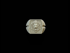 lion ring 3D Print Model