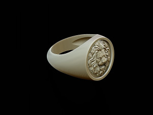 lion ring Modelo de Impressão 3D