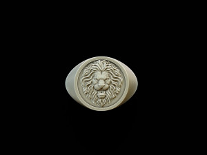 lion ring Modèles 3D en vedette