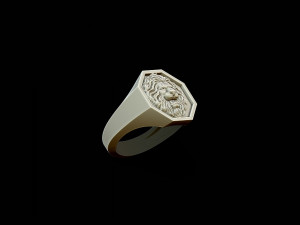 lion ring 3d print model 3D Print Model