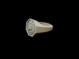 lion ring 3d print model 3D Print Model