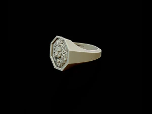 lion ring 3d print model 3D Print Model