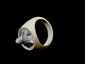 anel de lobo Modelo de Impressão 3D