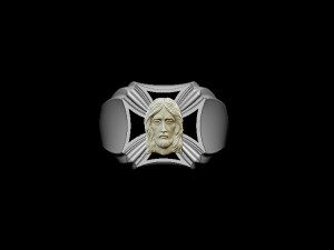 jesus ring Modelo de Impressão 3D