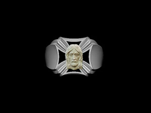 Иисус кольцо 3D Принт Модель