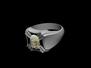 jesus ring Model Cetak 3D