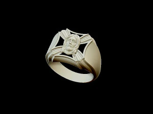 jesus ring 3D Print Model