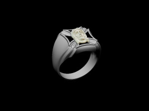 jesus ring Model Cetak 3D