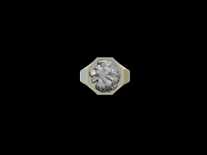 lion ring 3D 프린트 모델