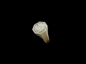 lion ring Model do druku 3D