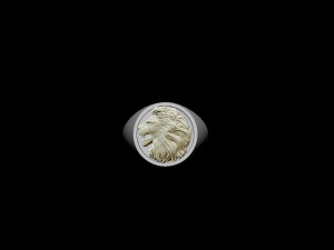 lion ring 3D Print Model