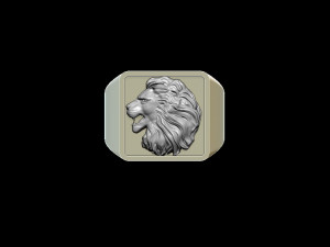 lion ring 3D-Druckmodell
