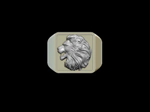 L&ouml;wenring 3D Druckmodell