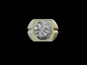 lion ring 3D-printmodel