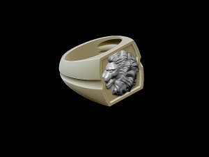 lion ring 3D Принт Модель