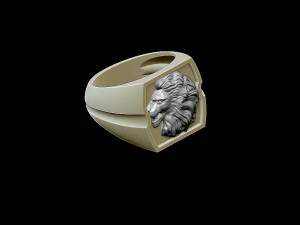 lion ring 3D Print Model