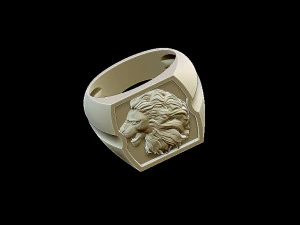 lion ring 3D Print Model
