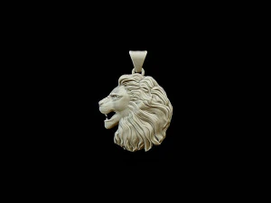pendentif lion Modèles 3D en vedette