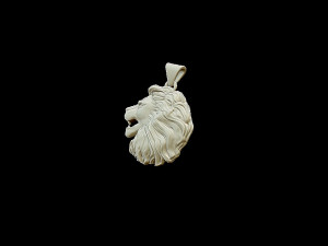 lion pendant Model Cetak 3D