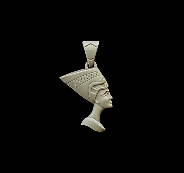 kleopatra pendant 3D Print Model .c4d .max .obj .3ds .fbx .stl .blend 