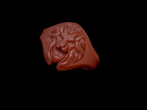 lion ring Modèles 3D en vedette