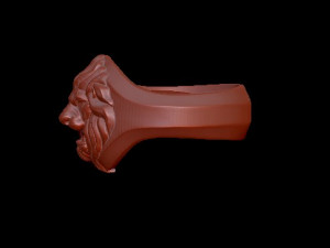 lion ring Modèles 3D en vedette