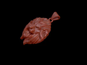 lion pendant 3D Print Model