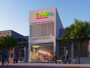 children clothing shop 3D Model