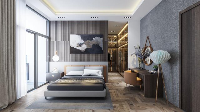 master room design 3D Model .c4d .max .obj .3ds .fbx .stl .blend