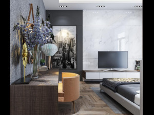 master room design 3D 模型