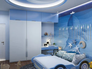 Kinderzimmer 3D Modell