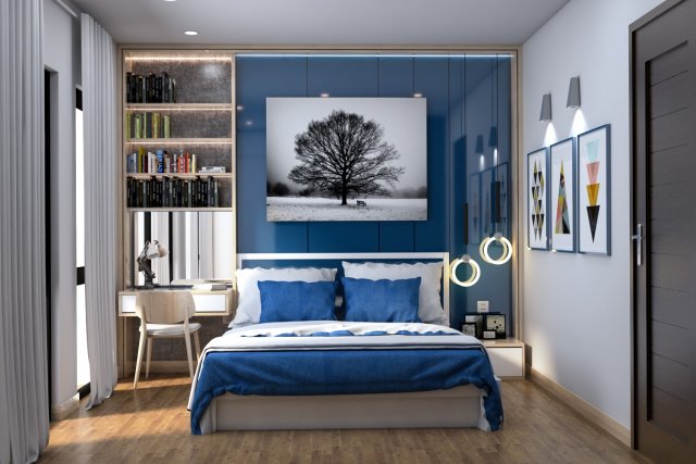 bedroom design Modèle 3D .c4d .max .obj .3ds .fbx .stl .blend 