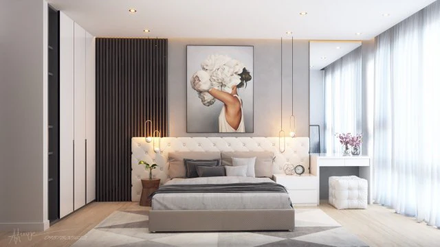 bedroom design 3D Model .c4d .max .obj .3ds .fbx .stl .blend