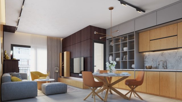 living room design Model 3D .c4d .max .obj .3ds .fbx .stl .blend 