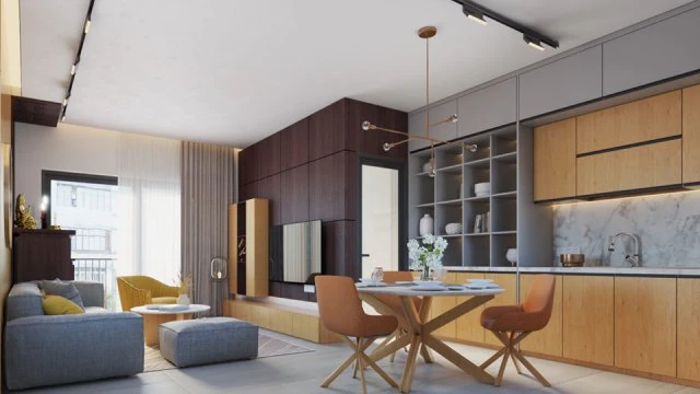 living room design 3D Model .c4d .max .obj .3ds .fbx .stl .blend 
