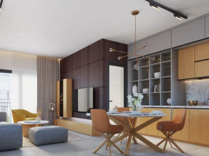 дизайн гостиной 3D Модель