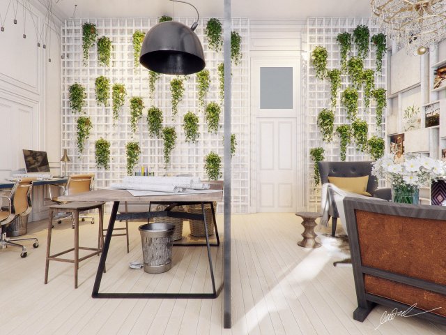 office design Model 3D .c4d .max .obj .3ds .fbx .stl .blend 