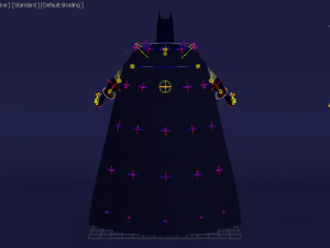 batman animated series rigged 3D Model
