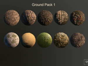 01 ground pack textures pbr CG Textures
