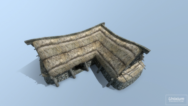 nordic house 04 3D Modell .c4d .max .obj .3ds .fbx .stl .blend