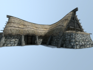 nordic house 04 3D Modell