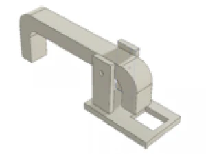 maniglia della portiera dell'auto Modello di stampa 3D