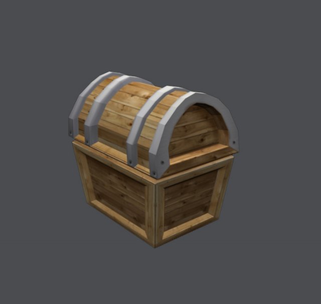 chest Model 3D .c4d .max .obj .3ds .fbx .stl .blend 