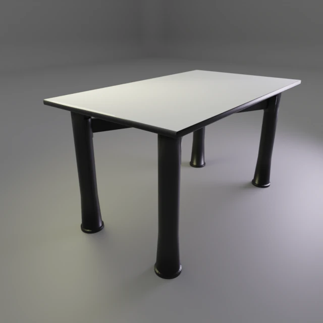 metal table 3D Model .c4d .max .obj .3ds .fbx .stl .blend 