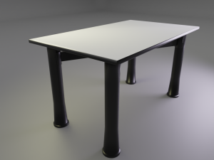 metal table 3Dモデル