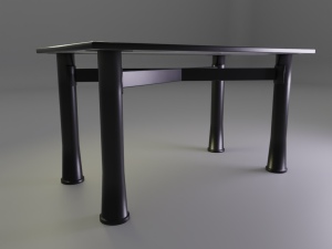 metal table Modelo 3D