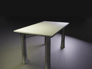 metal table 3D Model
