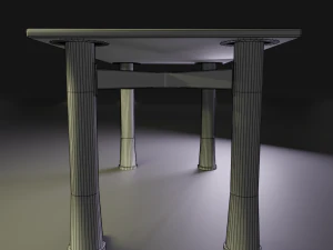 metal table 3D Model