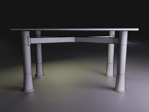 metal table 3D Model