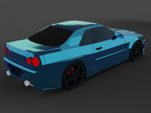 nissan gtr r34 skyline 3D Model